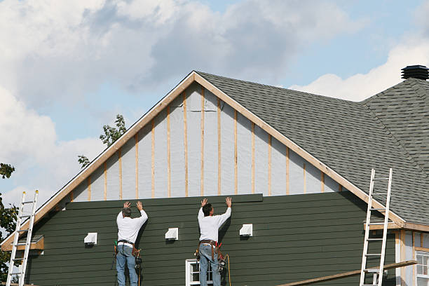 Professional Siding technician working in Granite Falls, NC